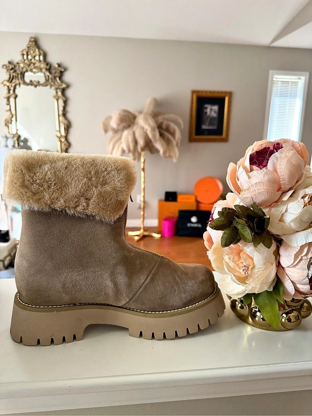 NIB Genuine Suede Pajar Heritage Winter Boots, Size 10